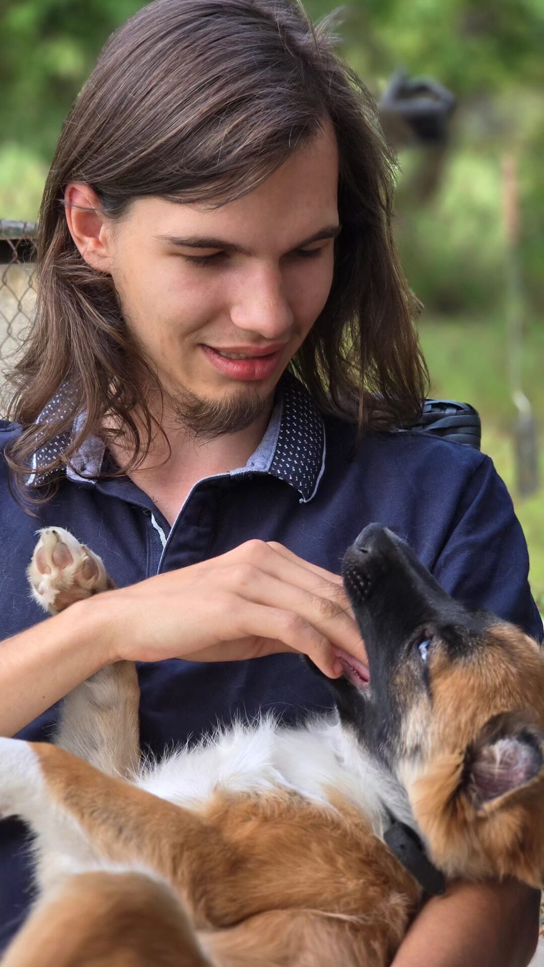 Jonatan and our Icelandic Sheepdog Rosa
